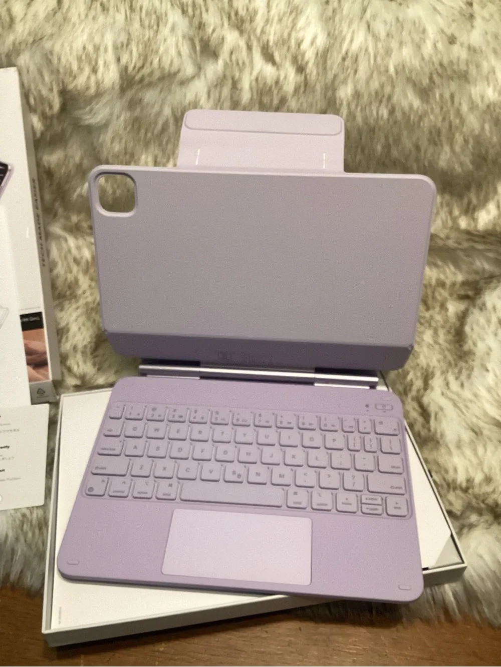 Magnetic Keyboard Case for Tablet - Lavender